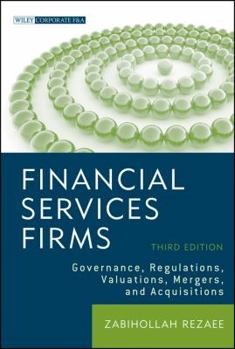 Hardcover Financial Services Firms: Governance, Regulations, Valuations, Mergers, and Acquisitions Book