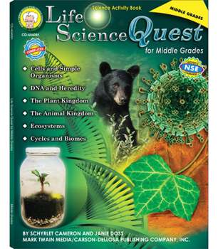Paperback Life Science Quest for Middle Grades Book