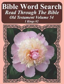 Paperback Bible Word Search Read Through The Bible Old Testament Volume 54: 1 Kings #2 Extra Large Print Book