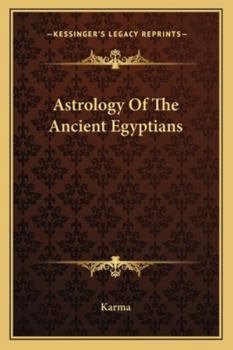 Paperback Astrology Of The Ancient Egyptians Book