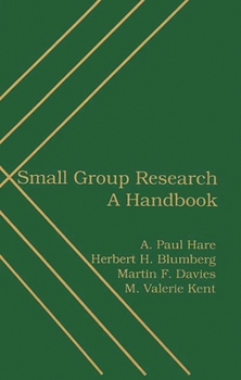 Paperback Small Group Research: A Handbook Book