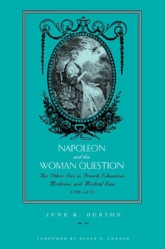 Napoleon And the Woman Question: The Other Sex in French Education, Medicine, And Medical Law (Fashioning the Eighteenth Century)