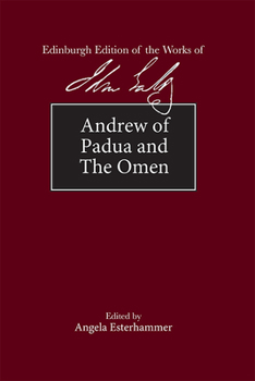 Three Short Novels: Glenfell; Andrew of Padua, the Improviatore; The Omen - Book  of the Edinburgh Edition of the Works of John Galt