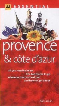 Paperback AA Essential Provence & Cote D'Azur (AA Essential Guides) Book