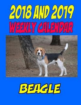 Paperback 2018 and 2019 Weekly Calendar Beagle: Two Year Calendar, dog quotes, to do list and more Book