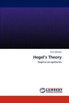 Paperback Hegel's Theory Book