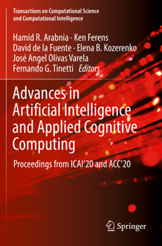 Paperback Advances in Artificial Intelligence and Applied Cognitive Computing: Proceedings from Icai'20 and Acc'20 Book