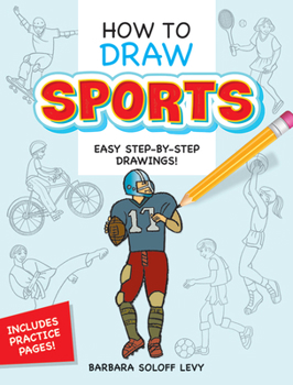Paperback How to Draw Sports: Step-By-Step Drawings! Book