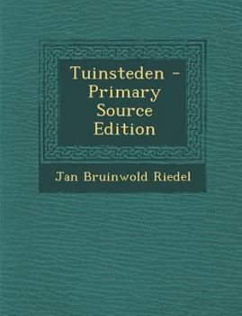 Paperback Tuinsteden [Dutch] Book