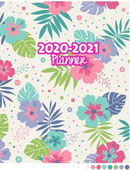 2020-2021 Planner: Two Year Calendar Organizer and Goal Journal | January 2020 - December 2021 Daily, Weekly and Monthly Planner Book with Back Sticker Expression Wall for 2 Years | Design Code 89978