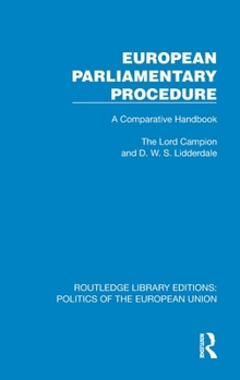 Hardcover European Parliamentary Procedure Book