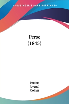 Paperback Perse (1845) [French] Book