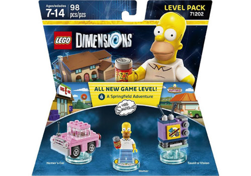 Accessory LEGO Dimensions Level Pack Simpsons Book