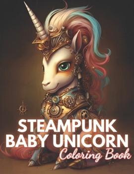 Steampunk Baby Unicorn Coloring Book for Adults: 100+ Unique and Beautiful Designs for All Fans B0CNKYXZZF Book Cover