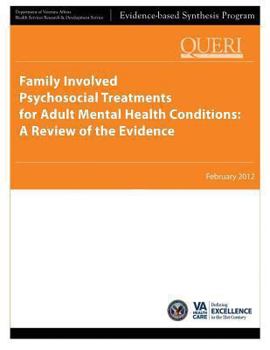 Paperback Family Involved Psychosocial Treatments for Adult Mental Health Conditions: A Review of the Evidence Book