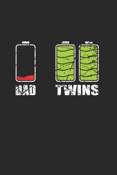 Paperback Dad Twins Notebook: Diary Journal 6x9 inches with 120 Lined Pages Book