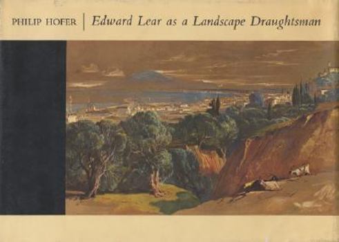 Hardcover Edward Lear as a Landscape Draughtsman Book