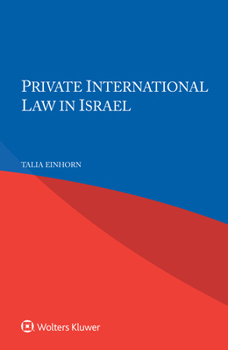 Paperback Private International Law in Israel Book