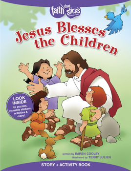 Paperback Jesus Blesses the Children Story + Activity Book