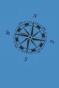 Compass: Camping Outdoor Notebook Camper dotted Notizbuch Planer 6x9 Punkteraster dot grid