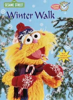 Paperback Winter Walk [With Stickers] Book