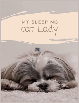 MY SLEEPING CAT LADY: Cat Lover's Journal, Cat Lover and Cat Owner Gifts, Anime Lover Cat Women and kids Composition Notebook, Cat Notebook, Journal, Diary (6x9)