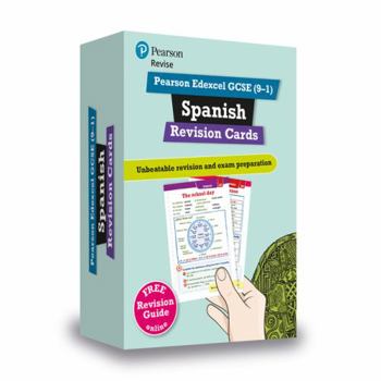 Paperback Revise Pearson Edexcel GCSE (9-1) Spanish Revision Cards: includes free online edition of revision guide (Revise Edexcel GCSE Modern Languages 16) Book
