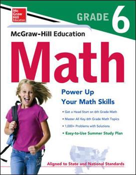 Paperback McGraw-Hill Education Math Grade 6 Book