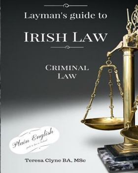 Paperback Layman's Guide to Irish Law: Criminal law Book