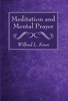 Paperback Meditation and Mental Prayer Book