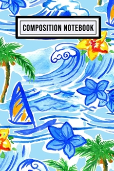 Paperback Hawaii Unruled Composition Notebook: Hawaii Blank Unruled Composition Notebook - 110 Pages - Pocket Size 6x9 Book