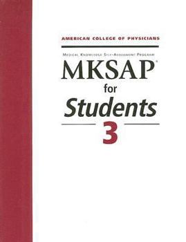 Paperback MKSAP for Students 3: Medical Knowledge Self-Assessment Program [With CDROM] Book