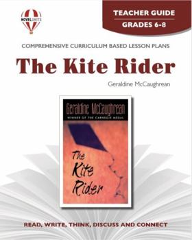 Paperback The Kite Rider - Teacher Guide by Novel Units Book