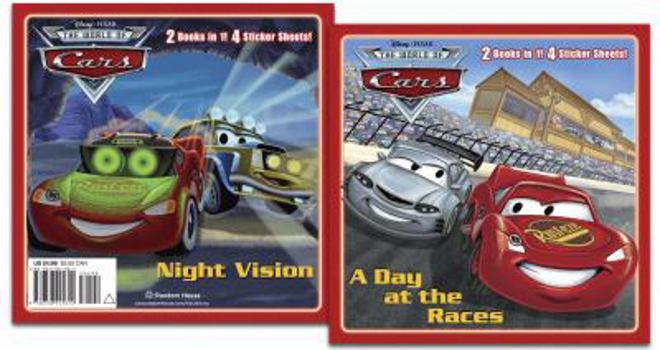 Paperback A Day at the Races/Night Vision (Disney/Pixar Cars) Book