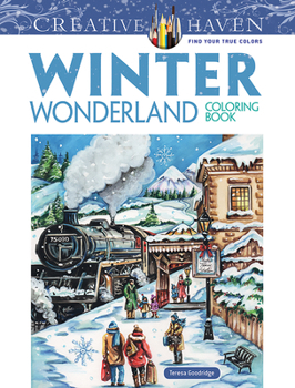 Paperback Creative Haven Winter Wonderland Coloring Book