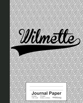 Paperback Journal Paper: WILMETTE Notebook Book