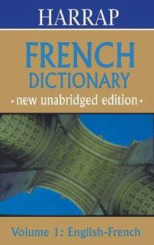 Hardcover Harrap Unabridged English-French Dictionary, Volume 1 Book
