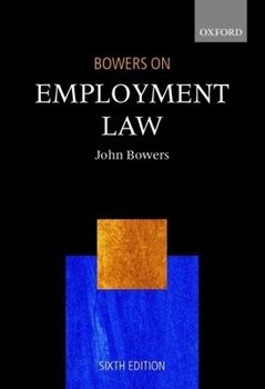 Paperback Bowers on Employment Law Book