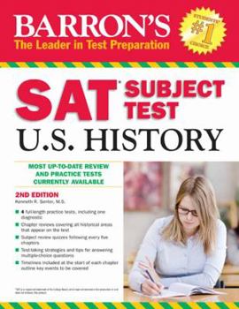 Paperback Barron's SAT Subject Test in U.S. History Book