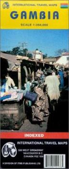 Map Gambia Map by ITMB [French] Book