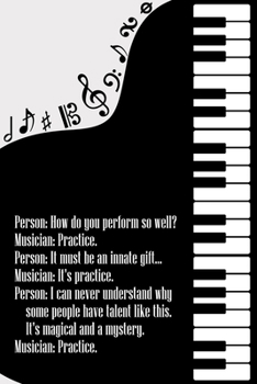 Musician Practice: Musician Notebook DIN-A5 with 120 lined pages for musicians and music students to take notes and note lyrics