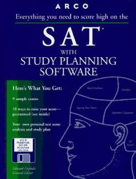 Paperback Arco Preparation for the SAT and PSAT: With Tests on Disk Book
