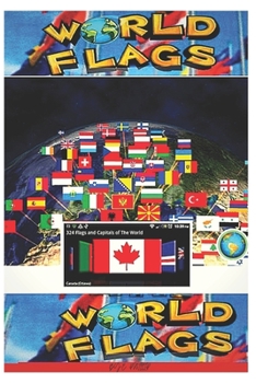 Paperback world flags world flags: Fun coloring book for world countries, cool and cute designs for stress relief. Book