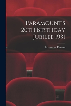 Paperback Paramount's 20th Birthday Jubilee 1931 Book