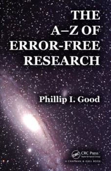 Paperback The A-Z of Error-Free Research Book