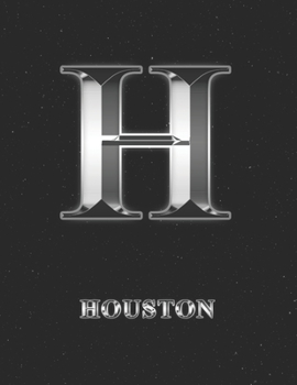 Houston: 2 Year Weekly Planner with Note Pages (24 Months) | Silver Effect Personalized Custom Letter H Initial First Name | 2020 - 2021 | Week ... | Plan Each Day, Set Goals & Get Stuff Done