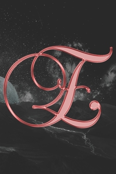 E Journal: A Monogram E Initial Capital Letter Notebook For Writing And Notes: Great Personalized Gift For All First, Middle, Or Last Names (Blue Gold Geometric Triangles Print)