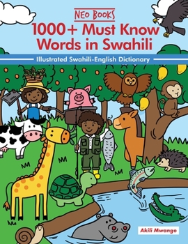 Paperback 1000+ Must Know Words in Swahili Book