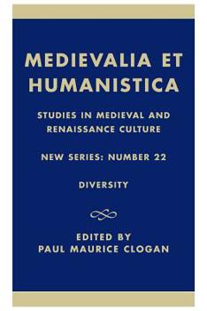 Paperback Medievalia et Humanistica, No.22: Studies in Medieval and Renaissance Culture: Diversity Book