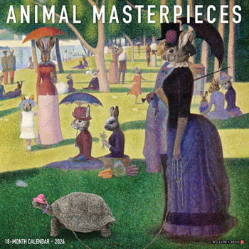 Calendar Animal Masterpieces 2026 Wall Calendar Book